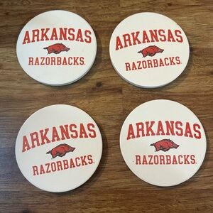 Arkansas‎ Razorbacks Stone Coasters